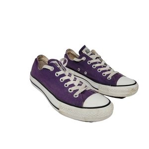 Converse Dark Purple Eggplant Low Top Sneakers Size 7